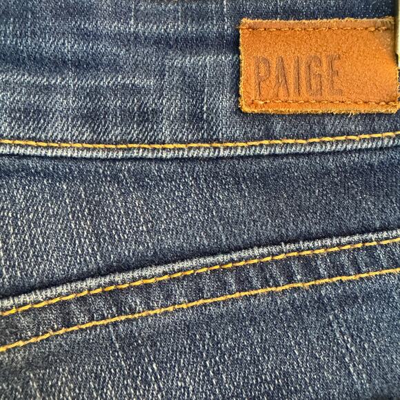 Paige Jeans Women's 26 Blue Skyline Angle Peg Denim Low Rise - Picture 5 of 12